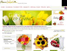 Tablet Screenshot of flowerjakarta.com